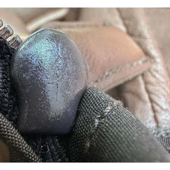 Prada Brown Lamb Leather Tote Large - Picture 9 of 14